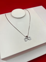 Forever Infinity Silver Pendant Necklace