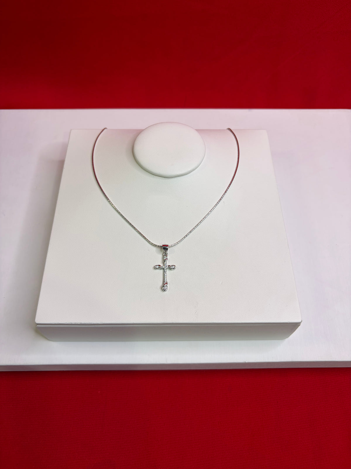 Pure Silver Cross Pendant (WN132)
