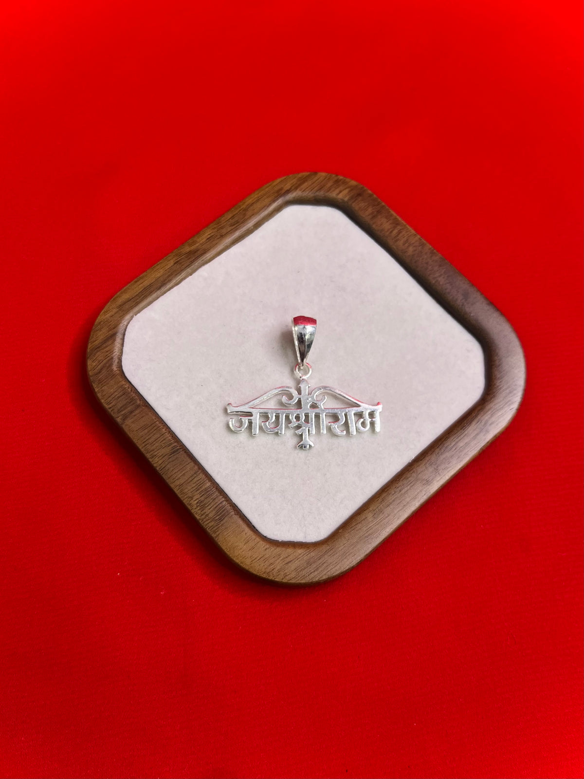 Pure Silver Jai Shree Ram Pendant (SP54)