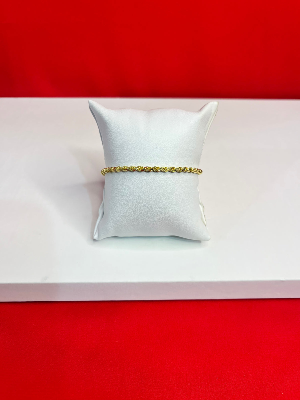 Pure Silver Gold Plated Bracelet (7.5 inch) Mb67
