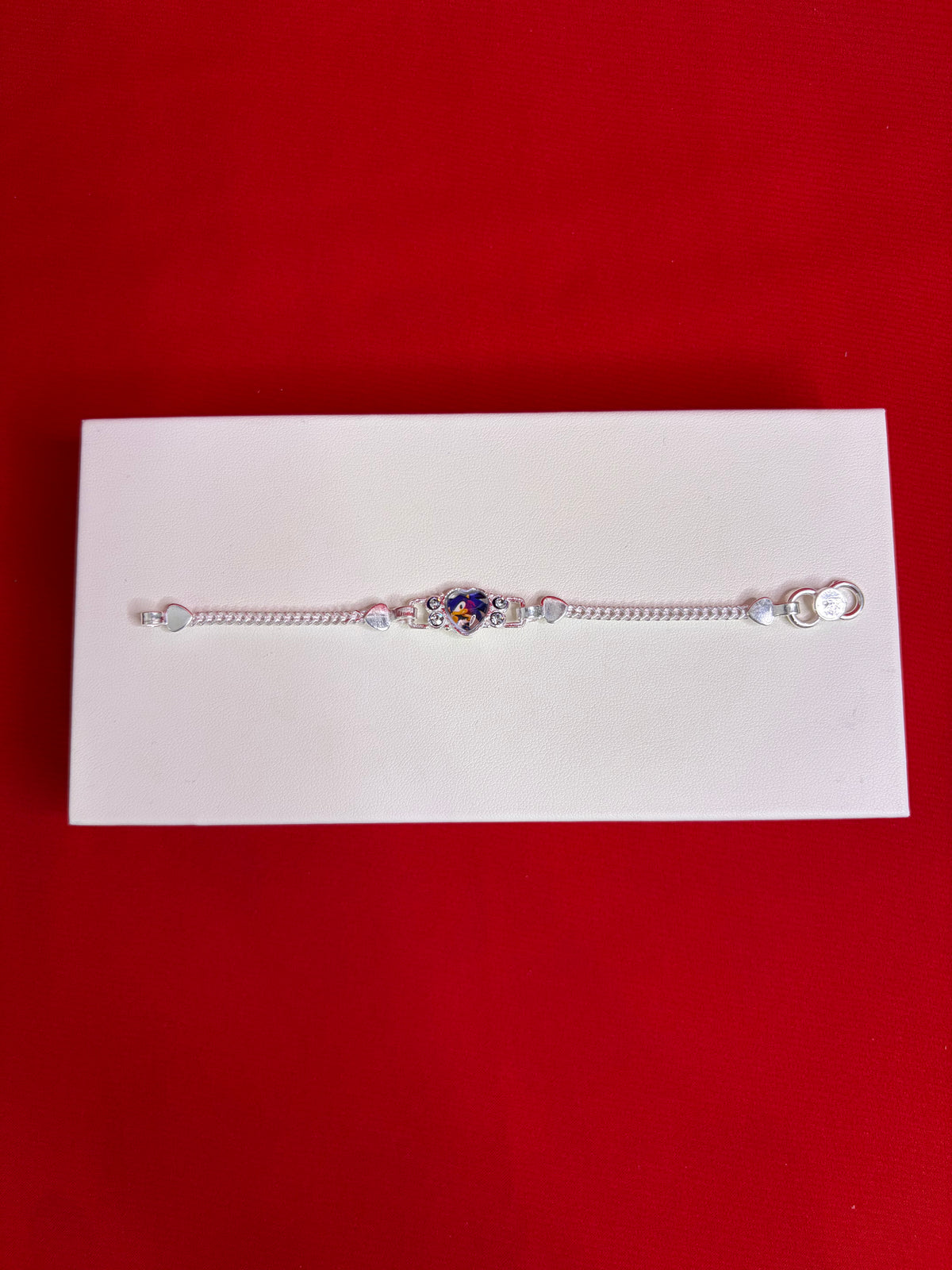 Kids Pure Silver Rakhi Bracelet (KSR8)