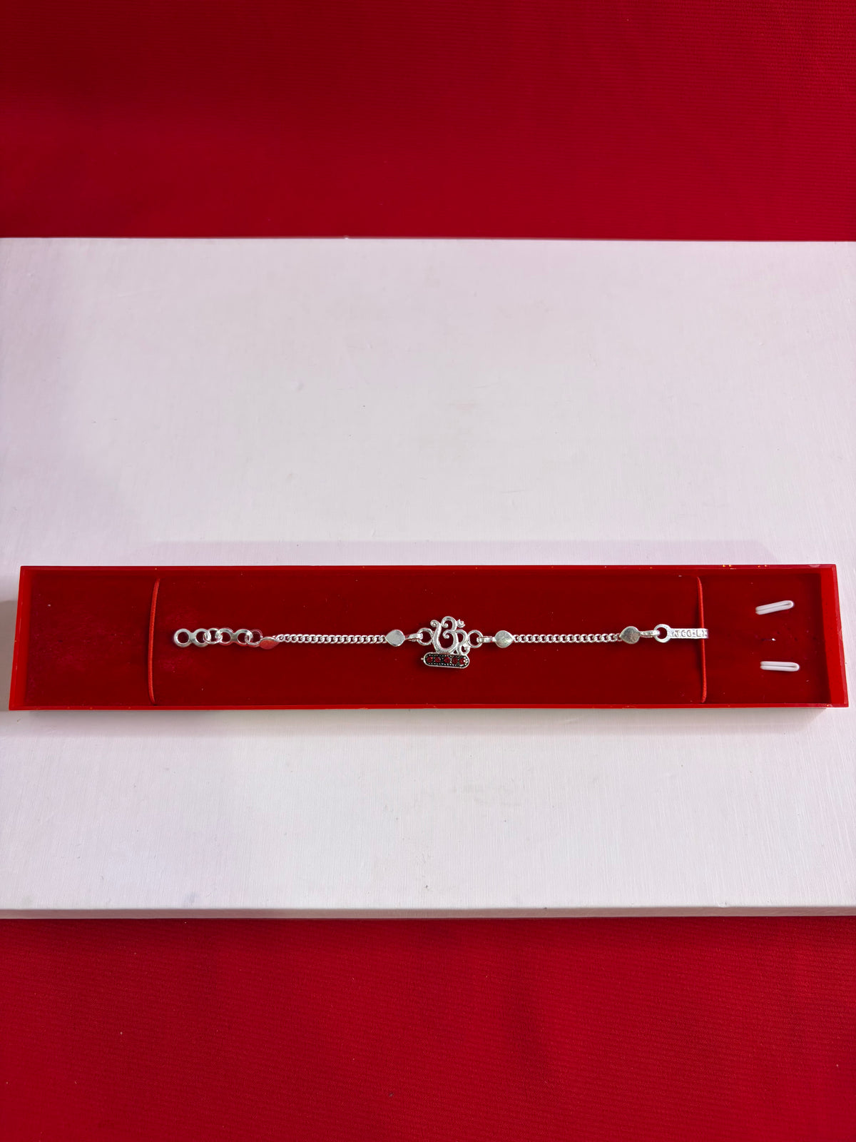 Kids Pure Silver Rakhi Bracelet (KSR17)