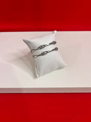 Pure Silver Bangle Pair 2.1