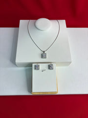 Pure Silver Pendant Set (WN243)
