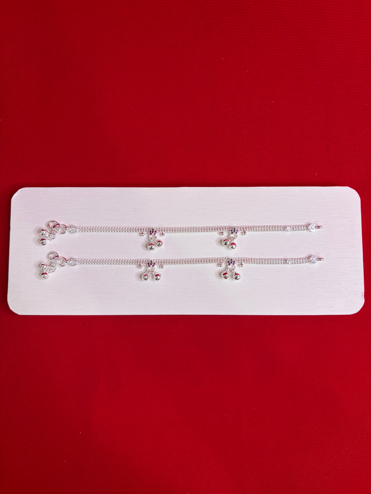 Pure Silver Anklets (6 Inch) (KA94)