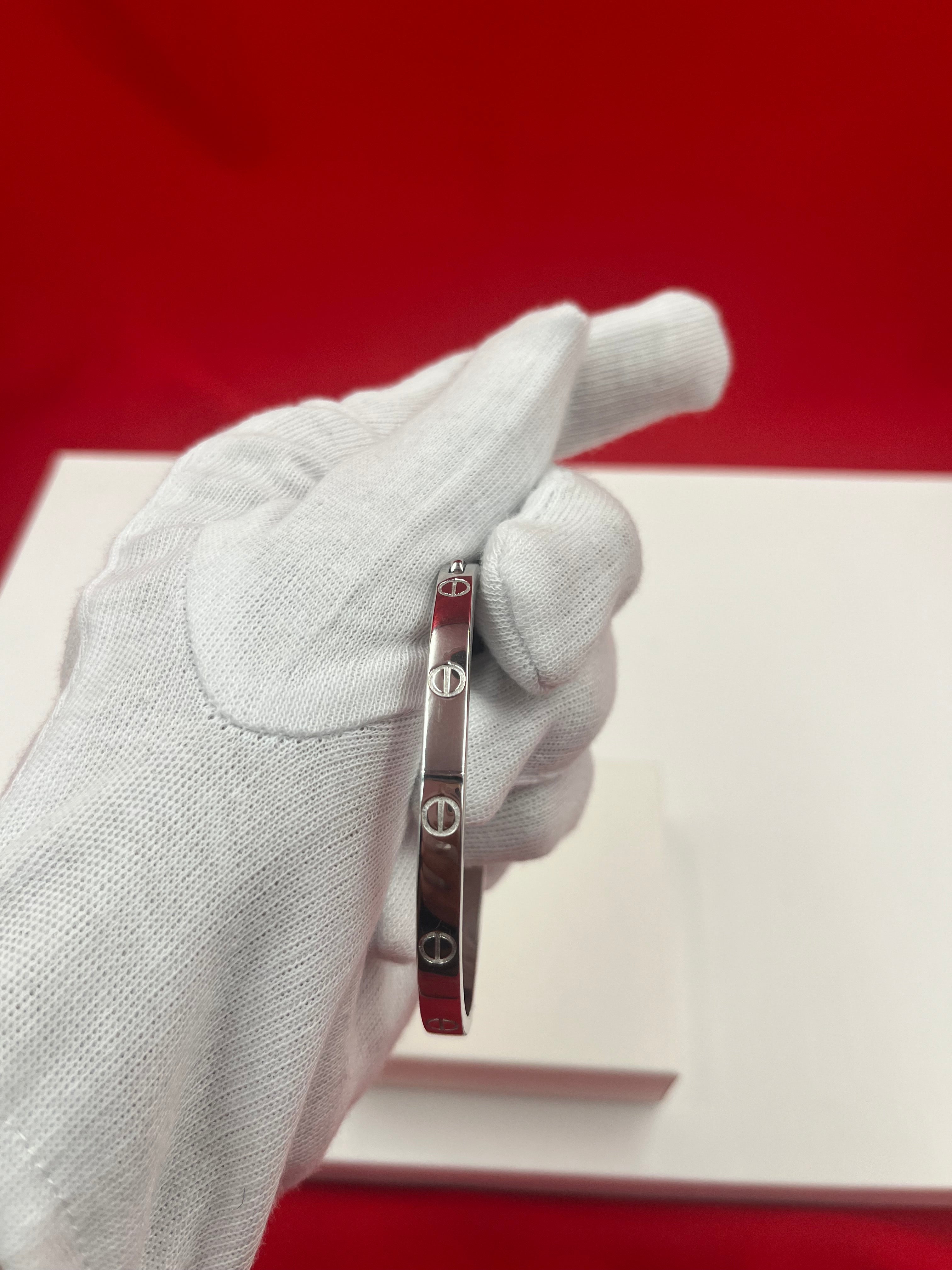Cartier Pure Silver Bangel Bracelet 2.3