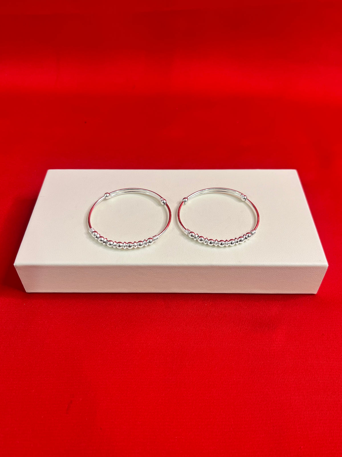 Pure Silver Baby Kangan 1.5 size