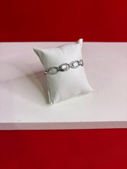 Women’s Pure Silver Bangle Bracelet (SB114)
