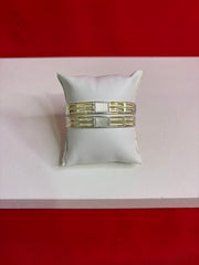 Pure Silver Bangle Pair 2.8 (SB91)