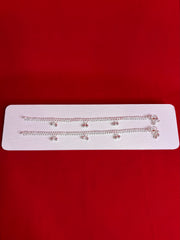 Pure Silver Anklets (9 Inch) (KA122)