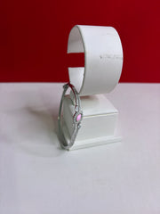 Women’s Pure Silver Bangle Bracelet (SB118)