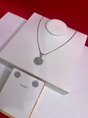 Pure Silver Pendant Set (WN89)