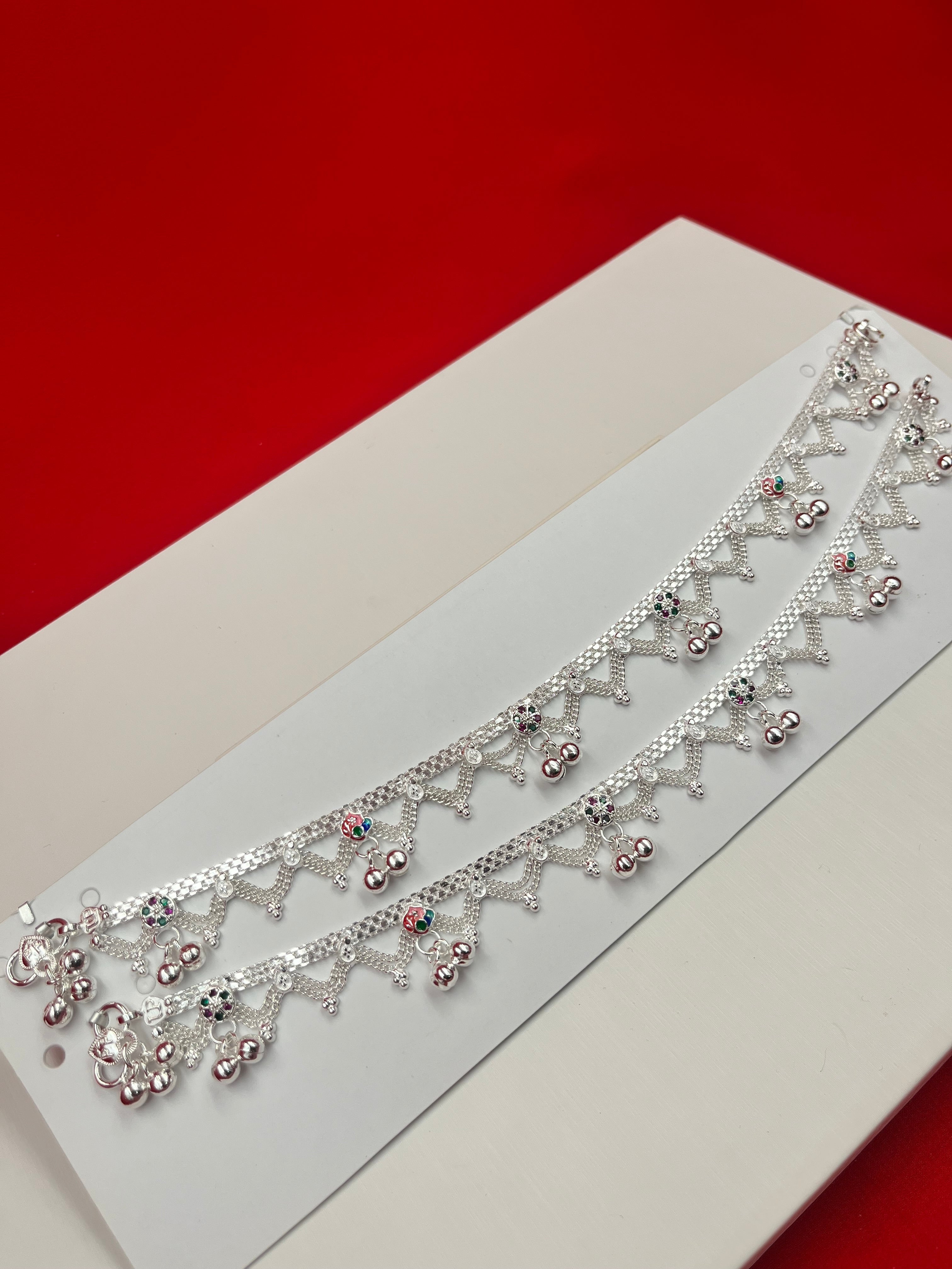 Pure Silver Anklets