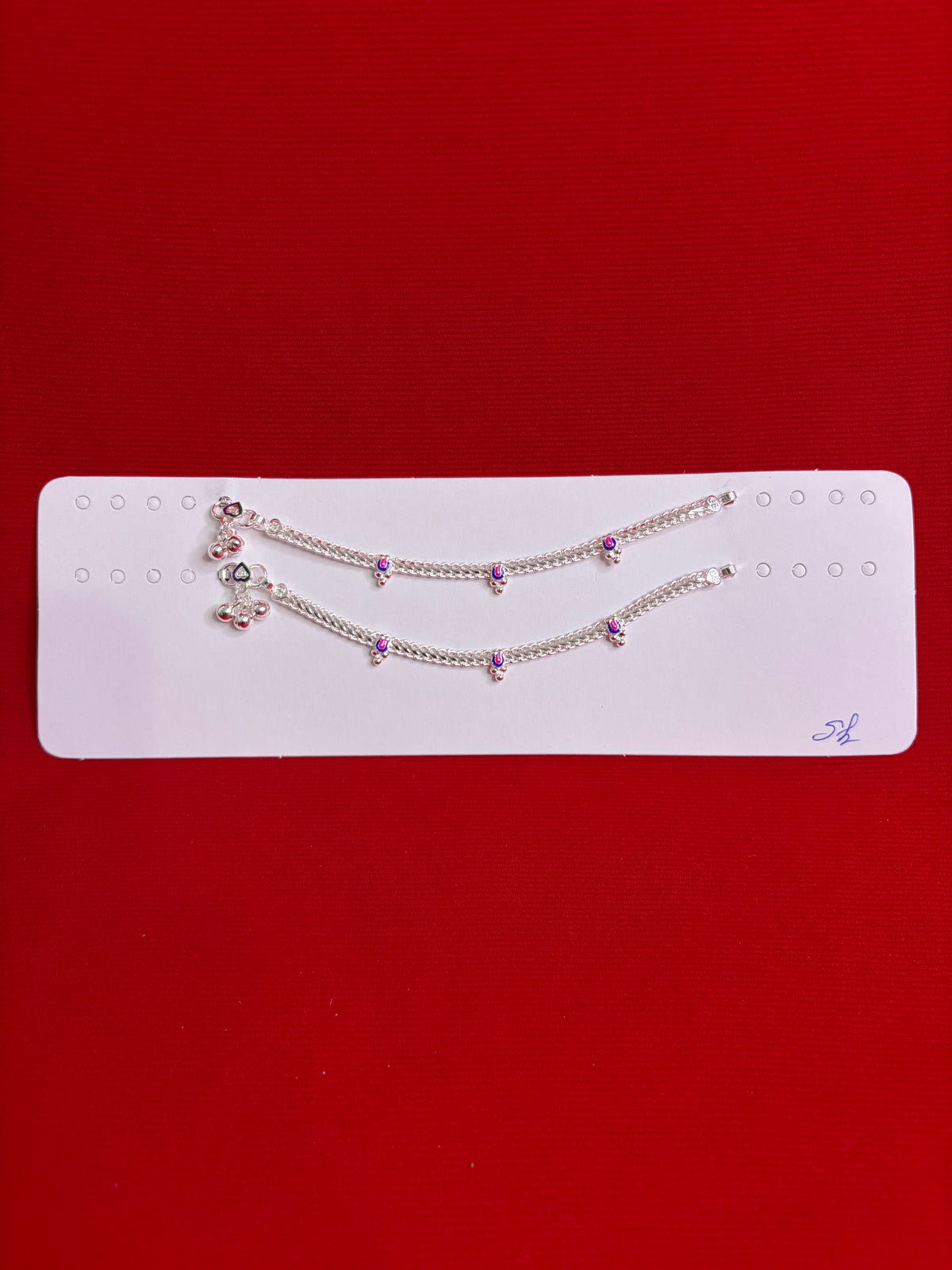Pure Silver Anklets (5.5 Inch) (KA112)
