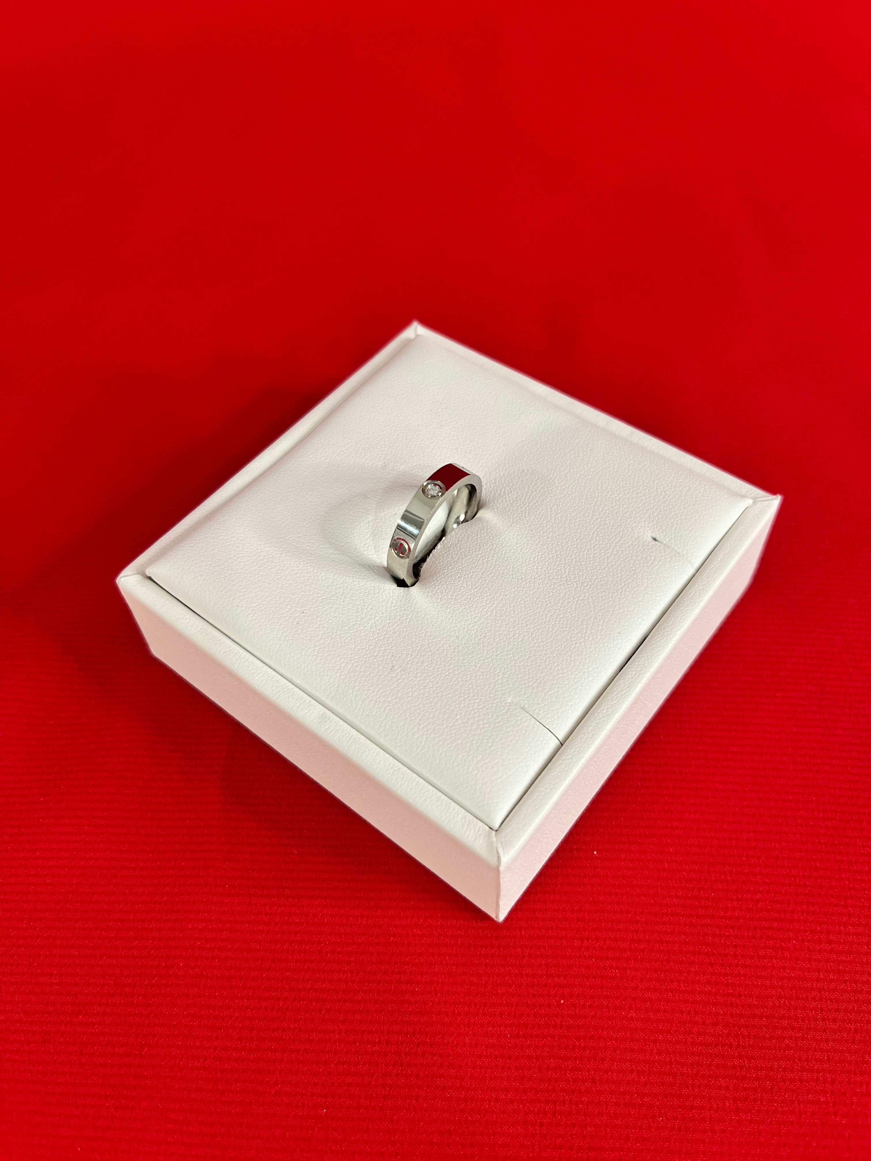 Cartier Silver Band size 7