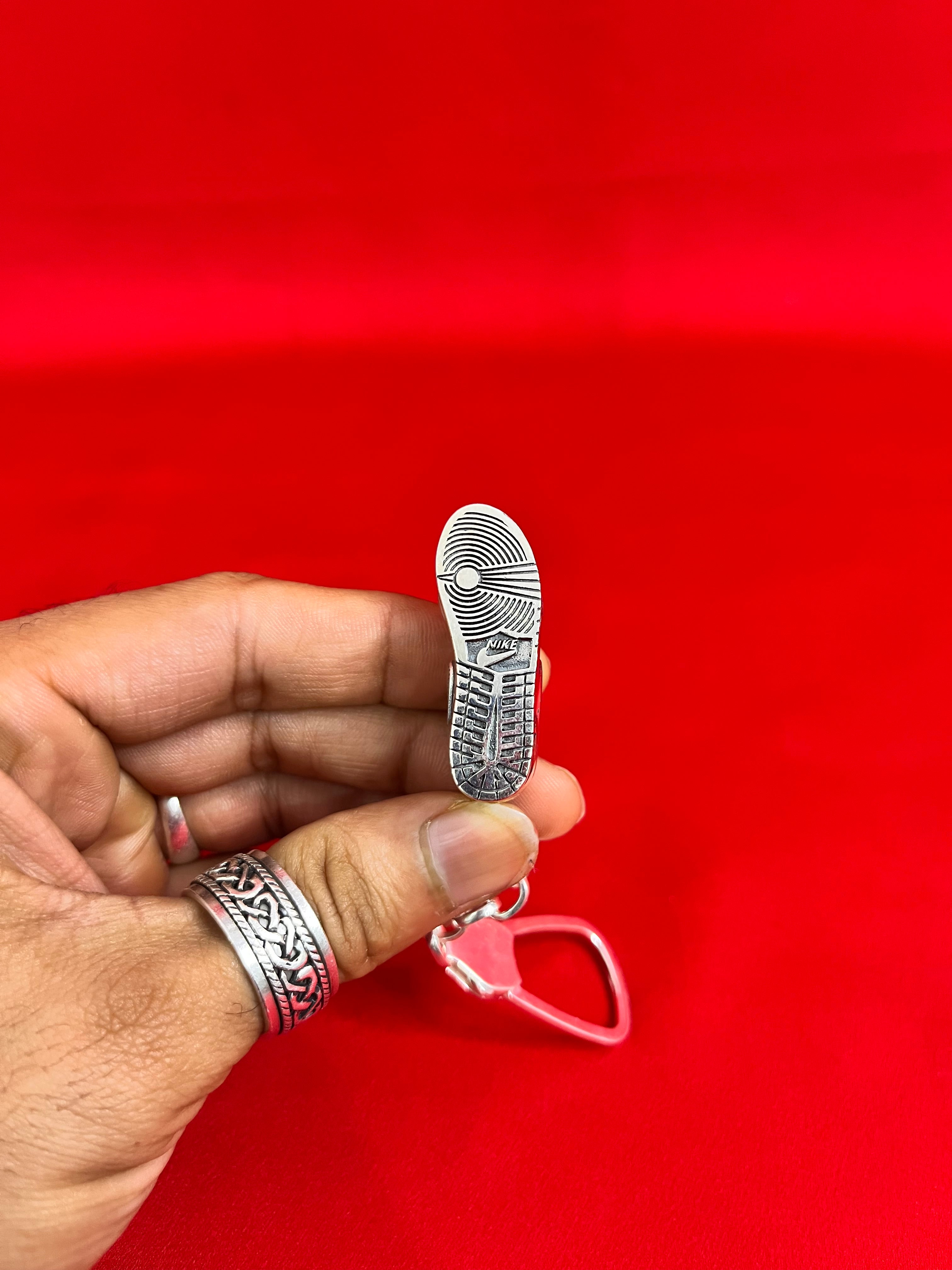 Pure Silver Car Key Chain