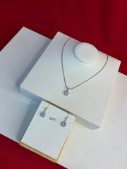 Pure Silver Pendant Set (WN216)