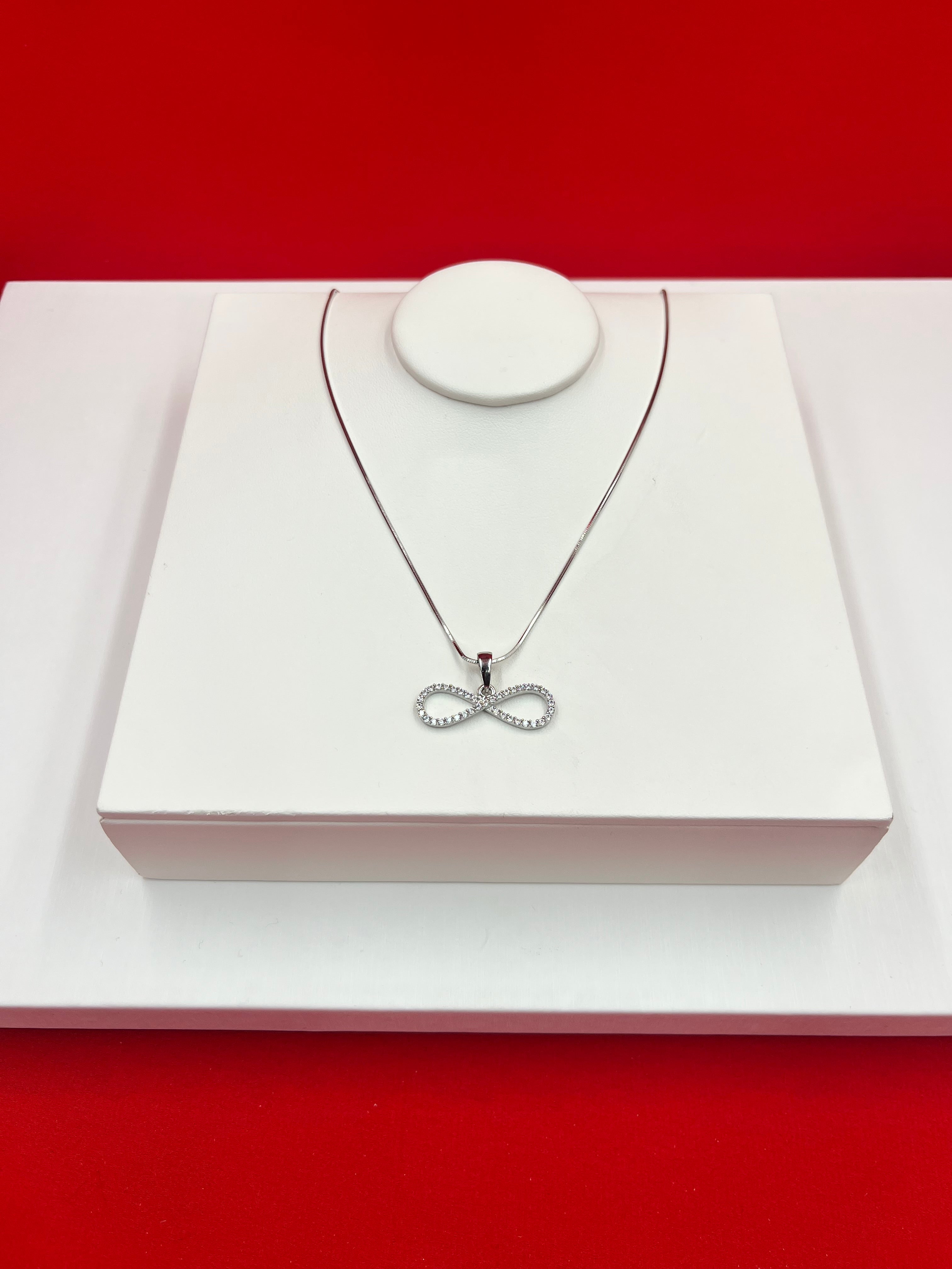 Forever Silver Pendant Necklace
