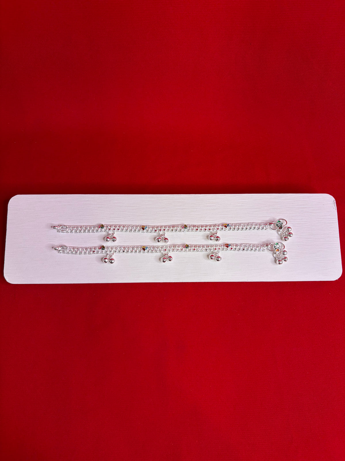 Pure Silver Anklets (9 Inch) (KA126)