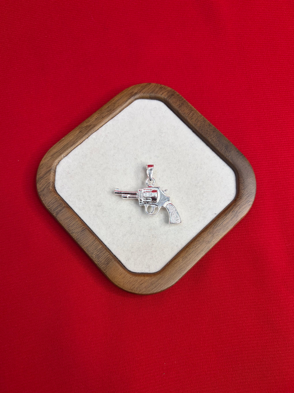 Pure Silver Pistol Pendant (SP80)