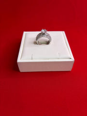 Pure Silver Women’s Cocktail Ring (Size 8) WR269