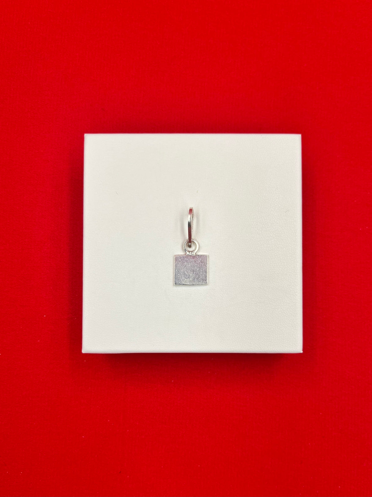 Pure Silver Square piece Locket-chandi da tukda/Patra
