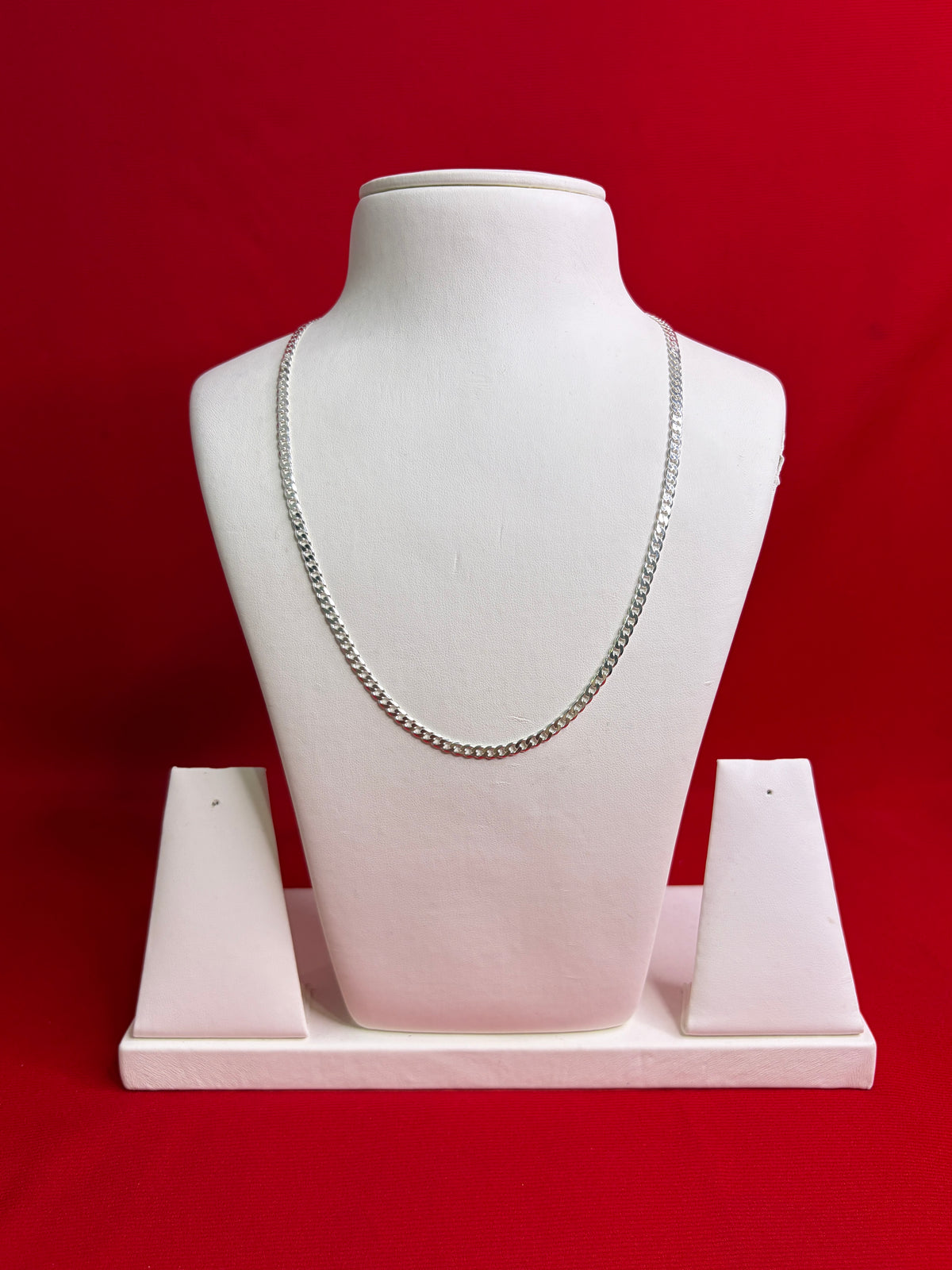 Cuban Pure Silver Chain 20”(SC156)