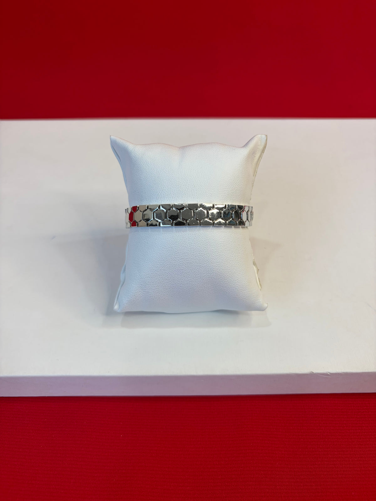 Men Silver Icedout Bracelet (MB134)