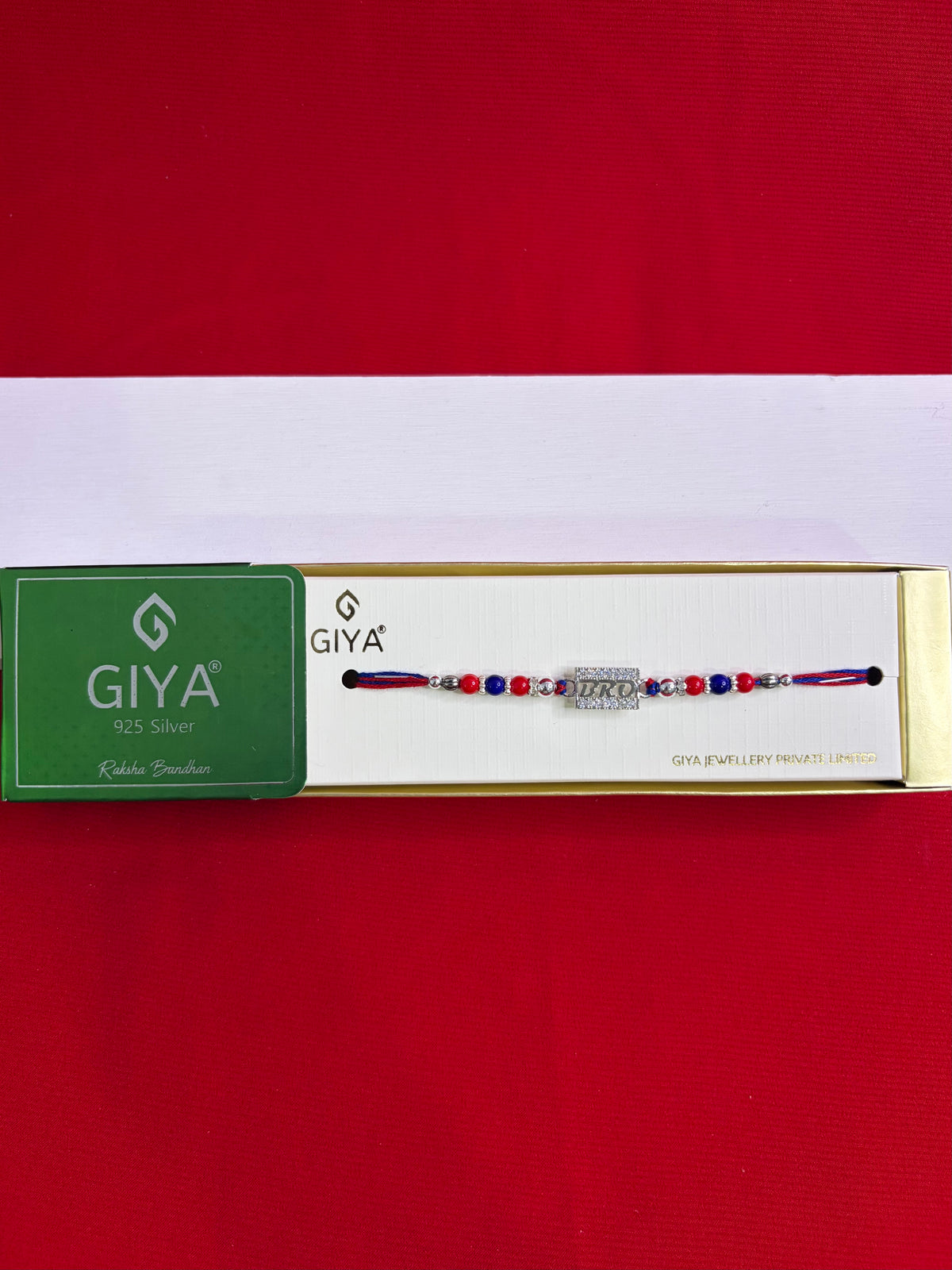 Pure Silver Bro Rakhi (TR3)
