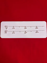 Pure Silver Anklets (7 Inch) (KA102)