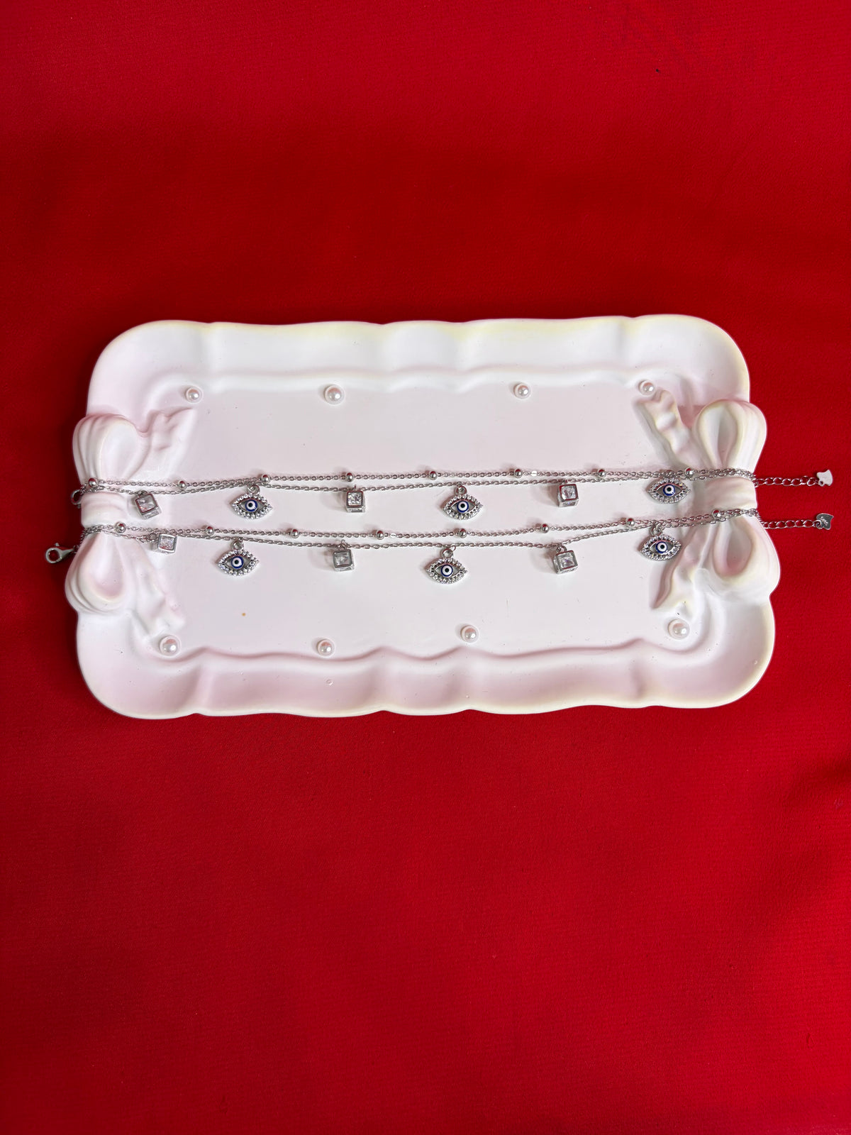 Pure Italian Silver Anklets (WA95)