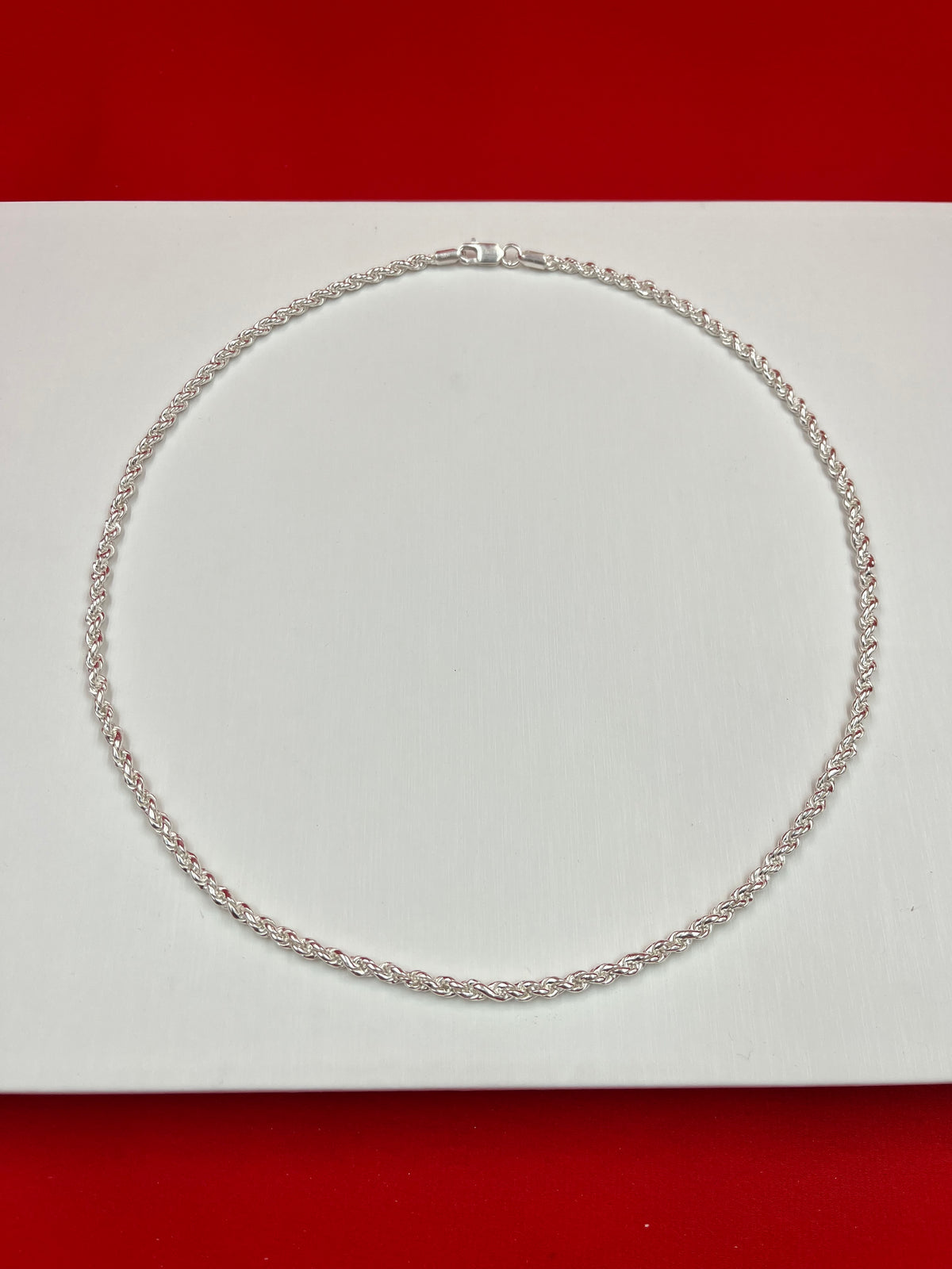 Rope Pure silver Chain 24” Sc51