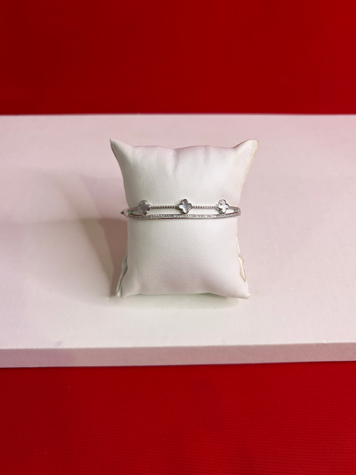 Women’s Pure Silver Bangle Bracelet (SB115)