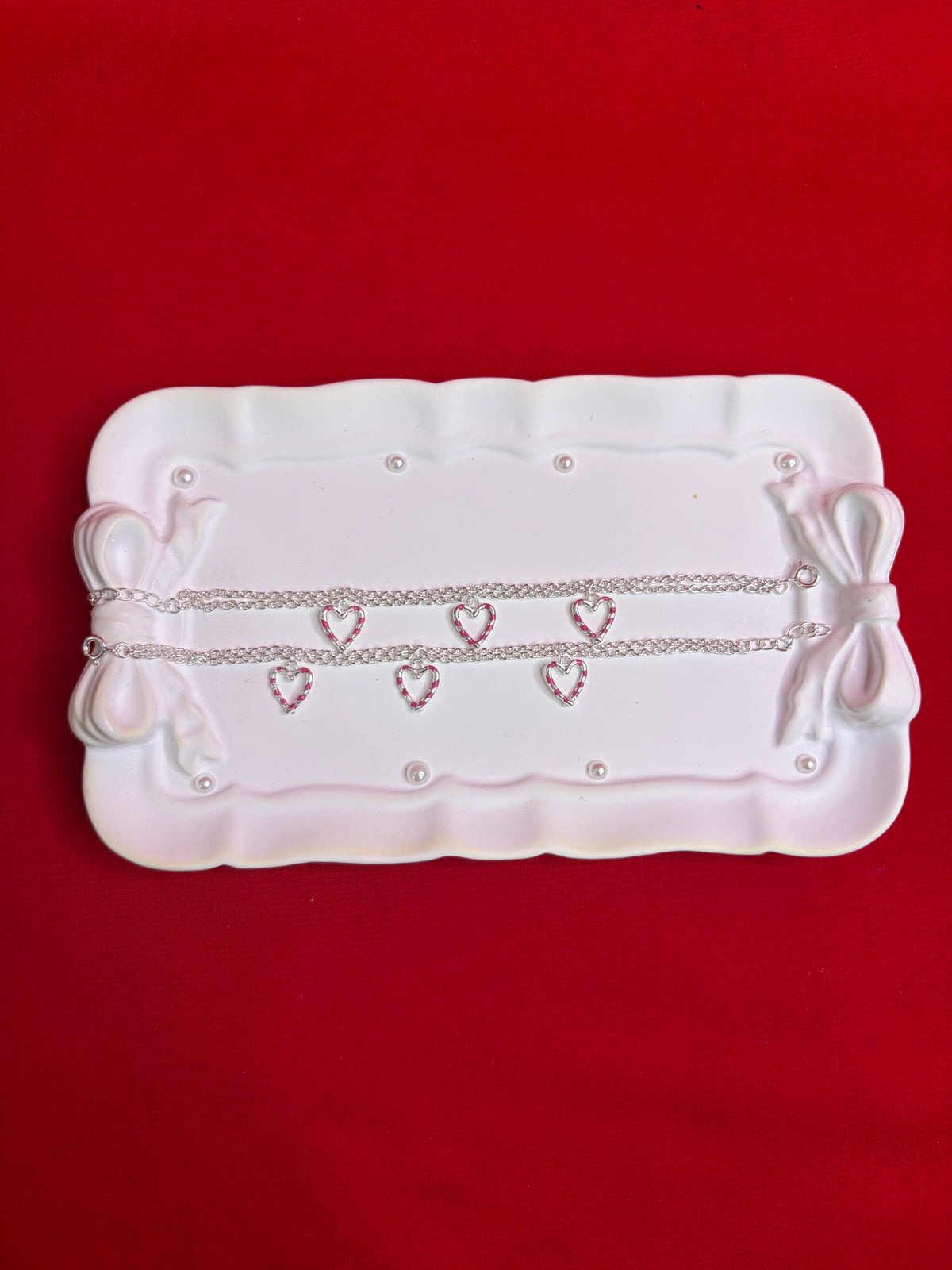Pure Silver Kids Anklets 6.5-7.5 (KA76)