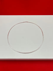 Cuban Pure Silver Chain 20”