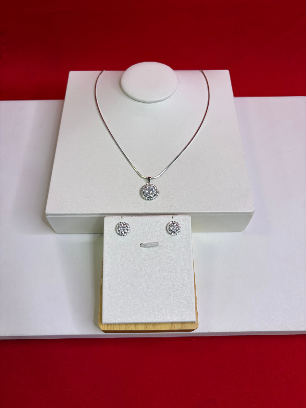 Pure Silver Pendant Set (WN135)